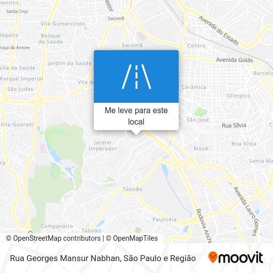 Rua Georges Mansur Nabhan mapa