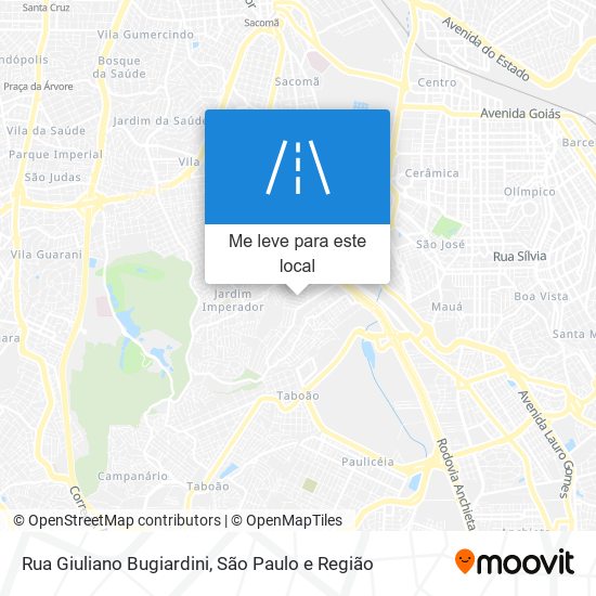 Rua Giuliano Bugiardini mapa