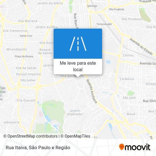 Rua Itaiva mapa