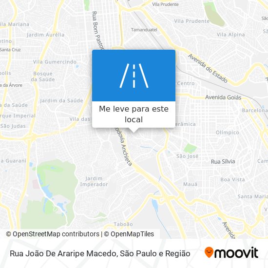 Rua João De Araripe Macedo mapa