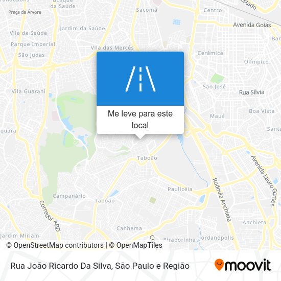 Rua João Ricardo Da Silva mapa