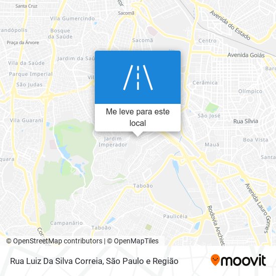 Rua Luiz Da Silva Correia mapa