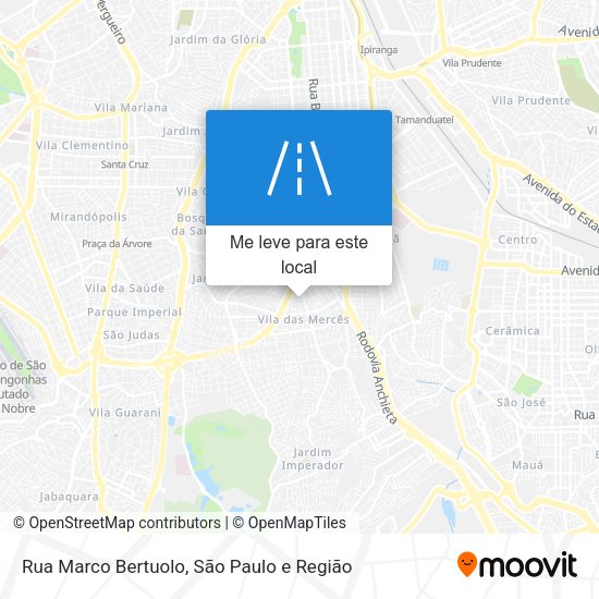 Rua Marco Bertuolo mapa