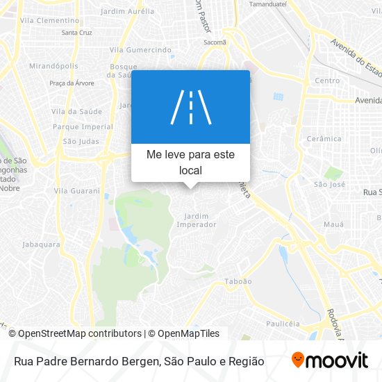 Rua Padre Bernardo Bergen mapa