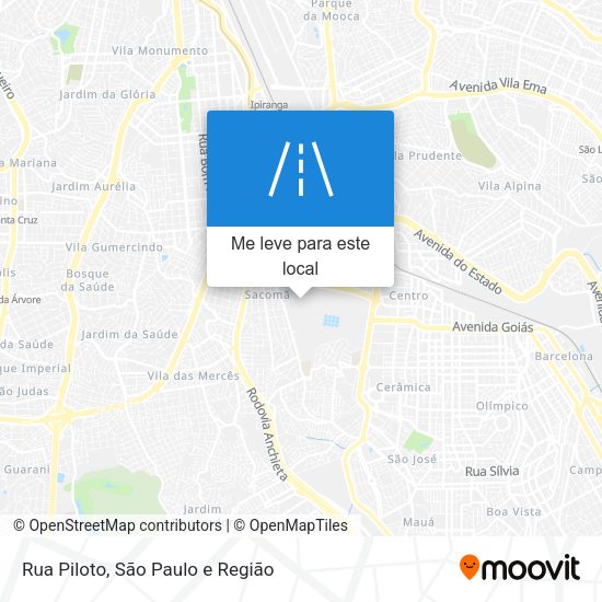 Rua Piloto mapa