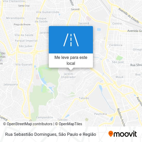 Rua Sebastião Domingues mapa