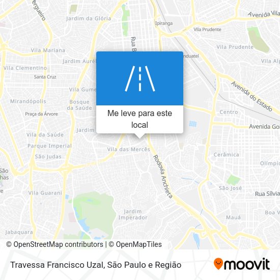 Travessa Francisco Uzal mapa
