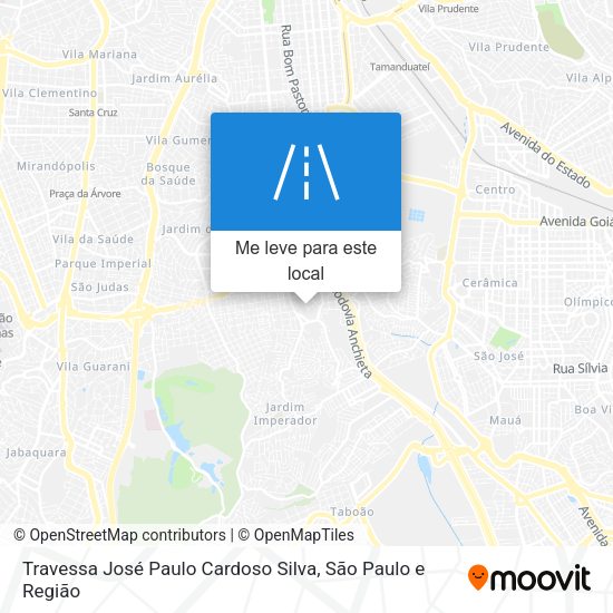 Travessa José Paulo Cardoso Silva mapa