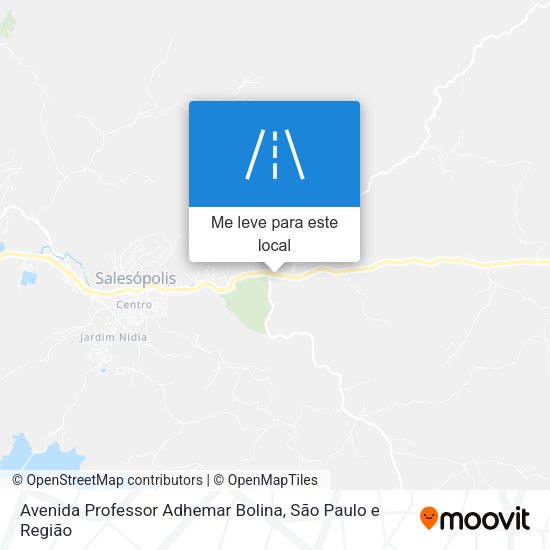 Avenida Professor Adhemar Bolina mapa