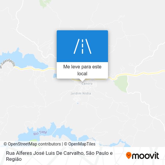 Rua Alferes José Luis De Carvalho mapa