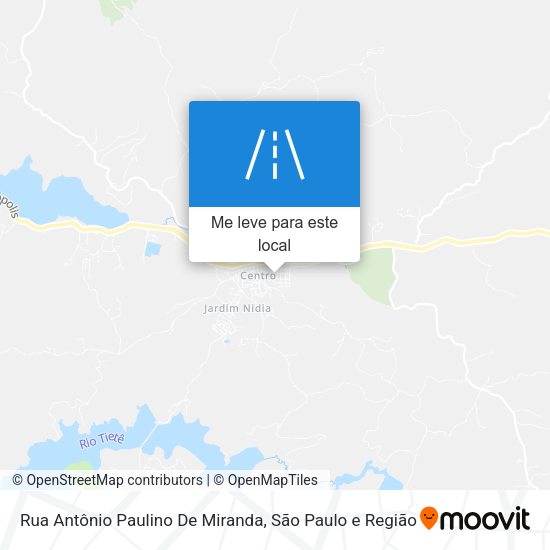 Rua Antônio Paulino De Miranda mapa