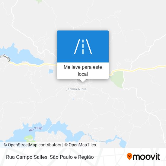 Rua Campo Salles mapa