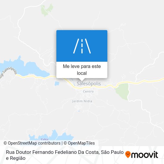 Rua Doutor Fernando Fedeliano Da Costa mapa