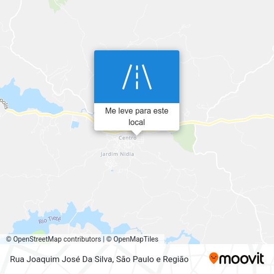 Rua Joaquim José Da Silva mapa