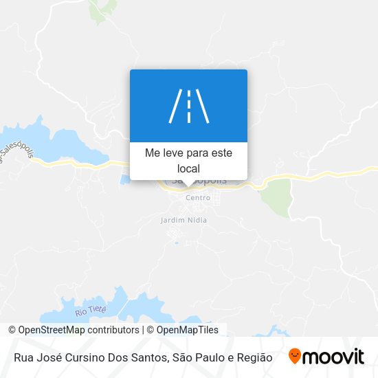 Rua José Cursino Dos Santos mapa