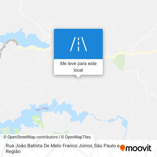 Rua João Batista De Melo Franco Júnior mapa