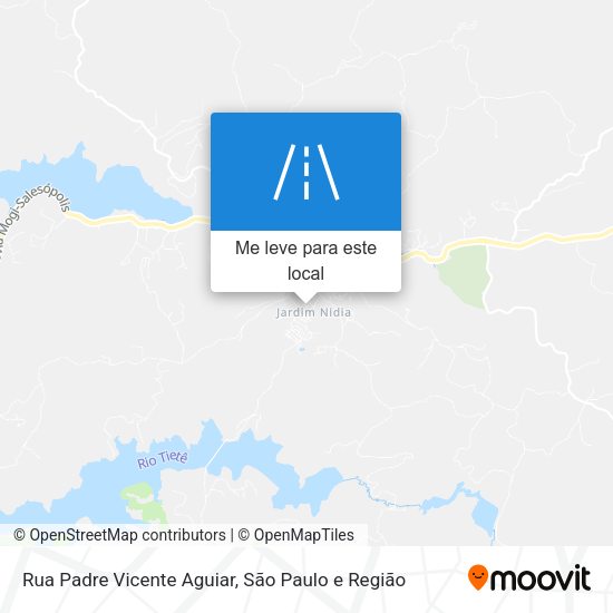 Rua Padre Vicente Aguiar mapa