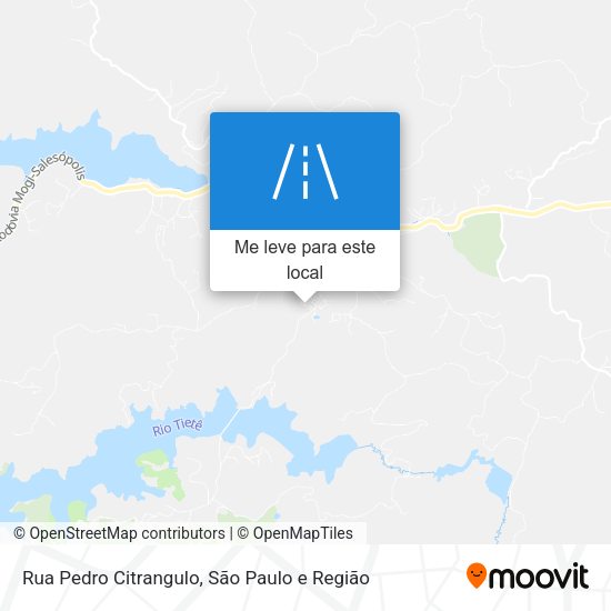 Rua Pedro Citrangulo mapa