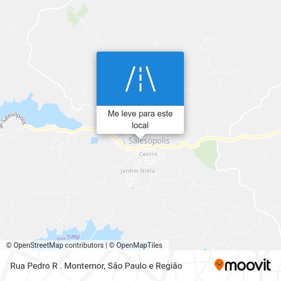 Rua Pedro R . Montemor mapa