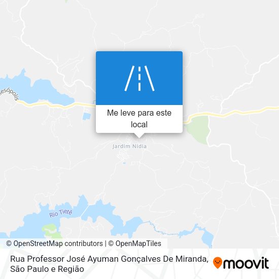 Rua Professor José Ayuman Gonçalves De Miranda mapa