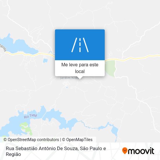 Rua Sebastião Antônio De Souza mapa