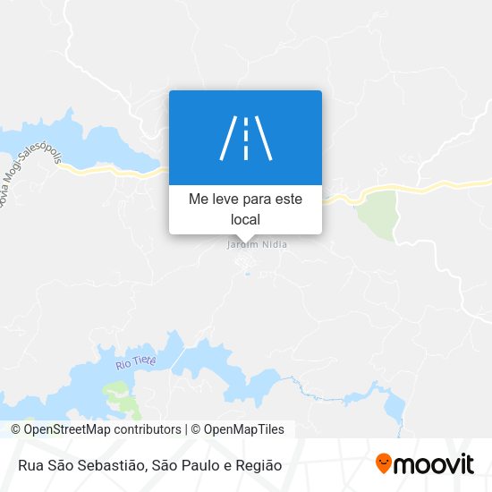 Rua São Sebastião mapa