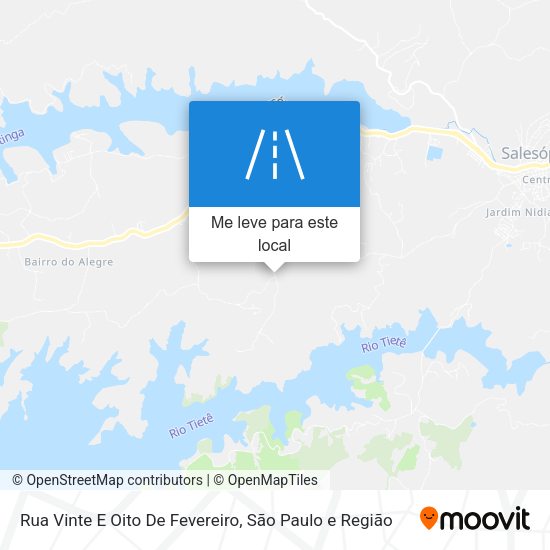 Rua Vinte E Oito De Fevereiro mapa