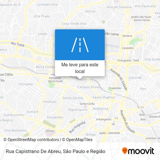 Rua Capistrano De Abreu mapa