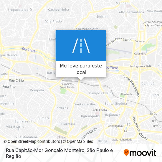 Rua Capitão-Mor Gonçalo Monteiro mapa