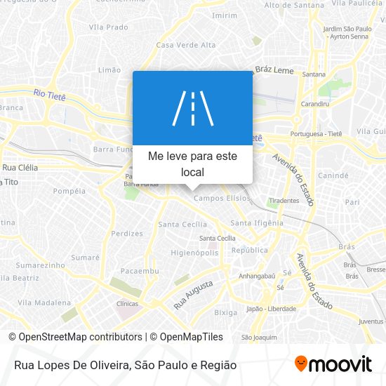 Rua Lopes De Oliveira mapa