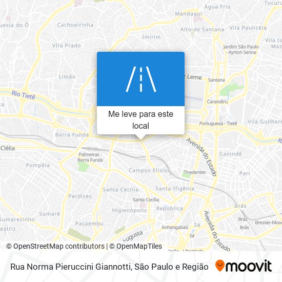 Rua Norma Pieruccini Giannotti mapa