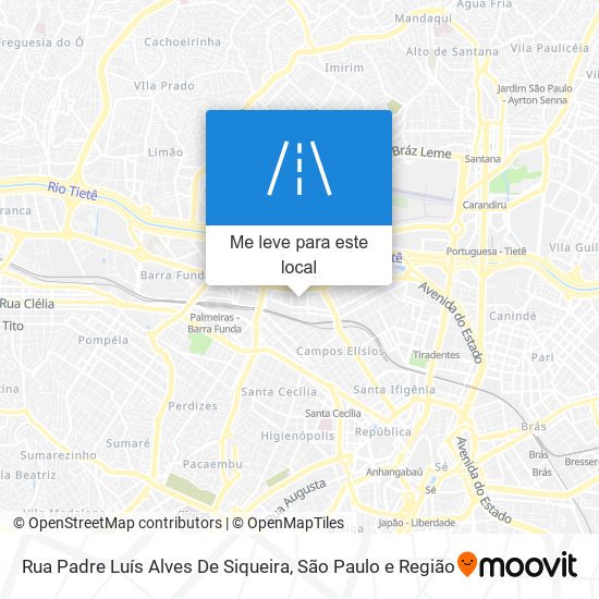 Rua Padre Luís Alves De Siqueira mapa