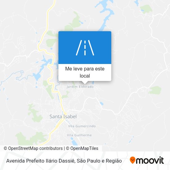 Avenida Prefeito Ilário Dassiê mapa