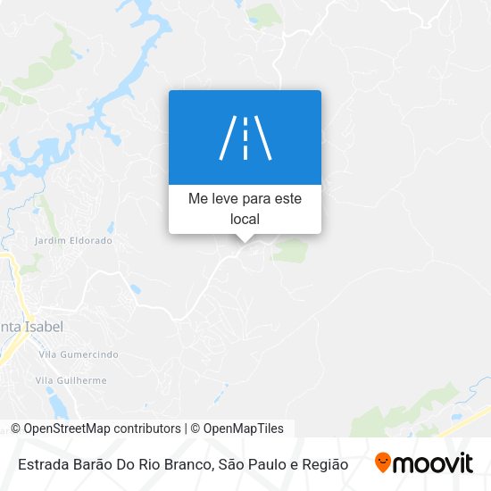 Estrada Barão Do Rio Branco mapa