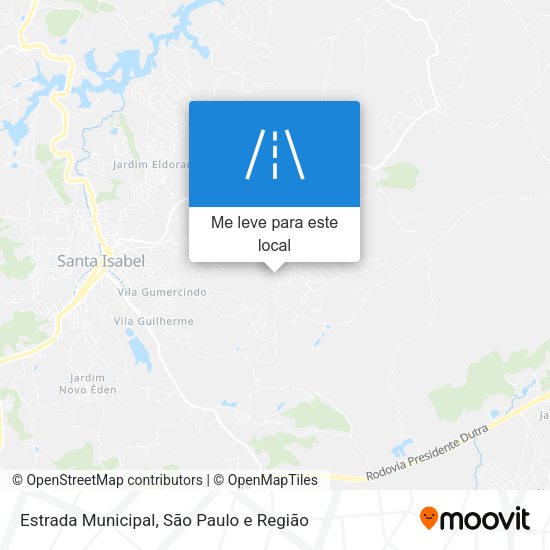 Estrada Municipal mapa