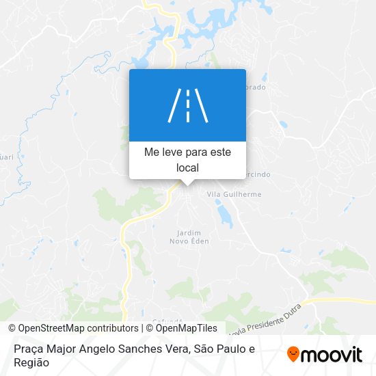 Praça Major Angelo Sanches Vera mapa