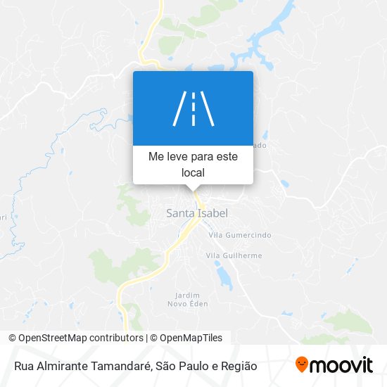 Rua Almirante Tamandaré mapa