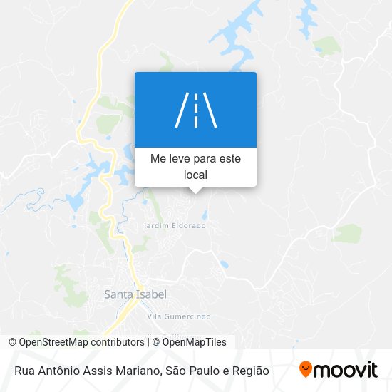 Rua Antônio Assis Mariano mapa