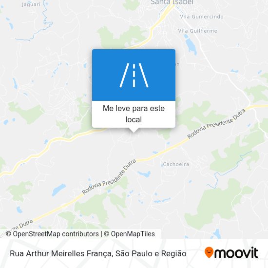 Rua Arthur Meirelles França mapa