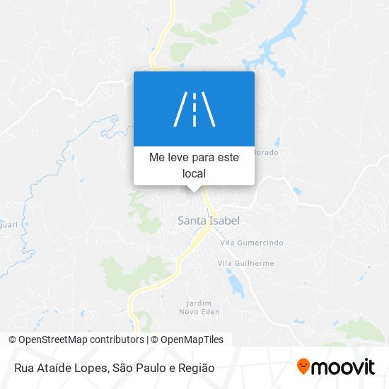 Rua Ataíde Lopes mapa