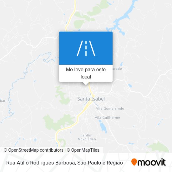 Rua Atilio Rodrigues Barbosa mapa