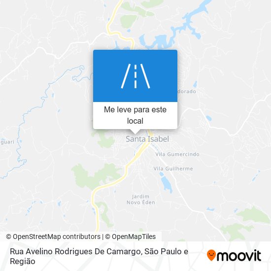 Rua Avelino Rodrigues De Camargo mapa