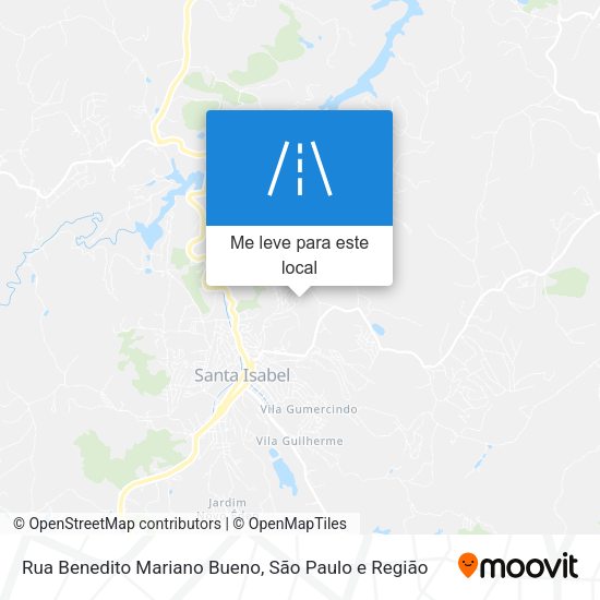 Rua Benedito Mariano Bueno mapa