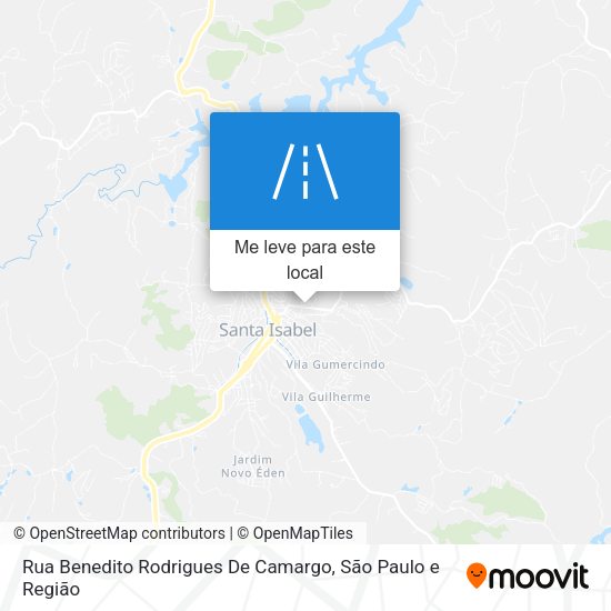 Rua Benedito Rodrigues De Camargo mapa