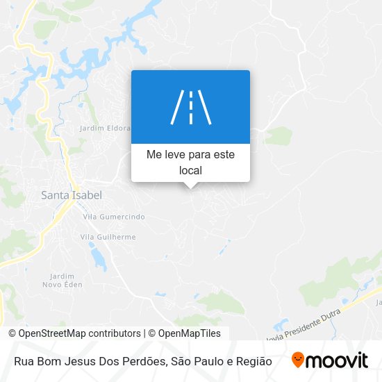 Rua Bom Jesus Dos Perdões mapa