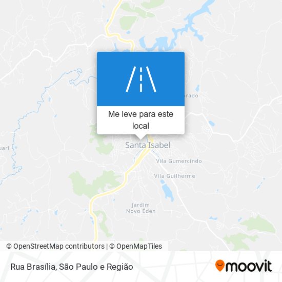 Rua Brasília mapa