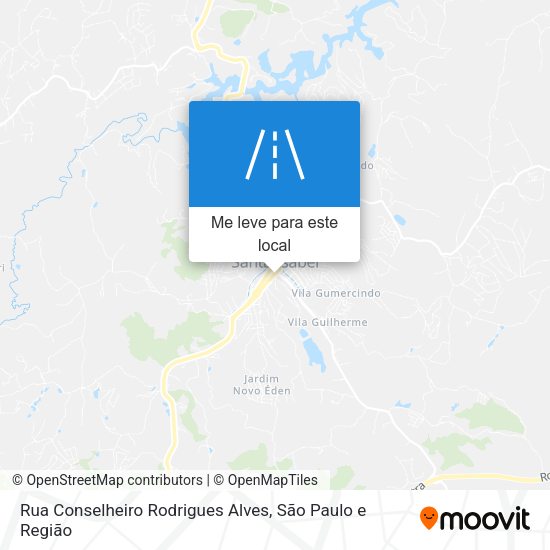 Rua Conselheiro Rodrigues Alves mapa