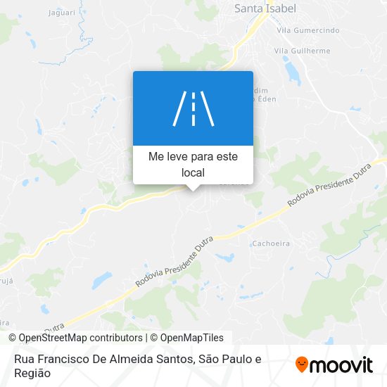 Rua Francisco De Almeida Santos mapa