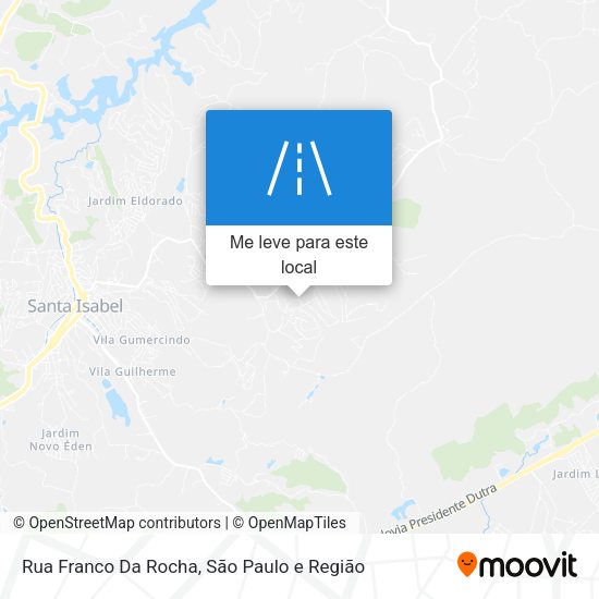 Rua Franco Da Rocha mapa