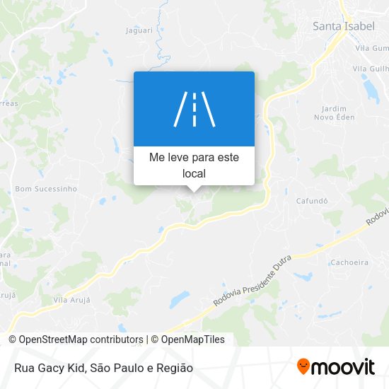 Rua Gacy Kid mapa
